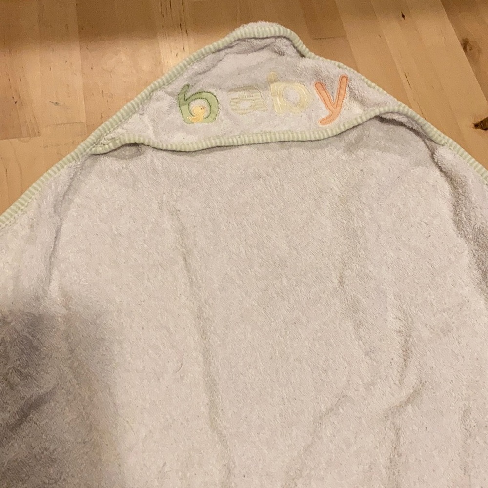 Hooded Towel and robe set